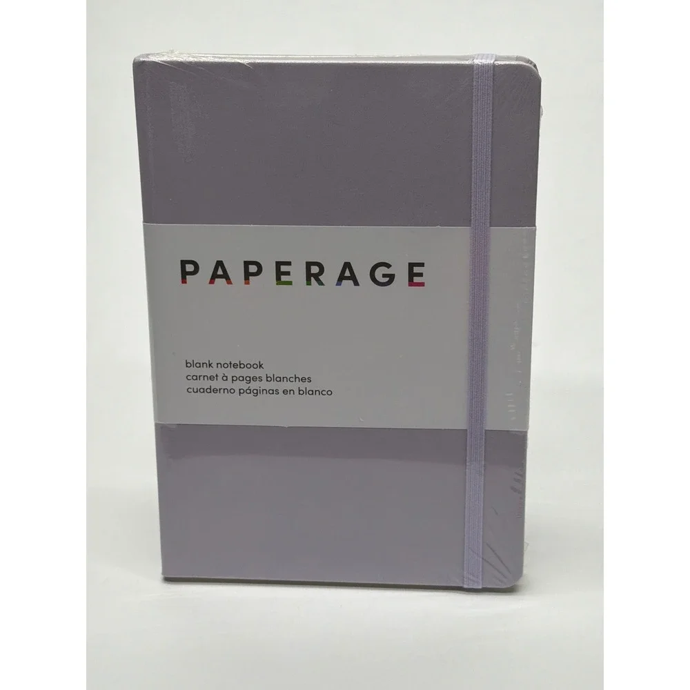 Paperage‎ Blank Notebook Lavender Purple Hardcover 160 Pages 5.6x8 100gsm 88379